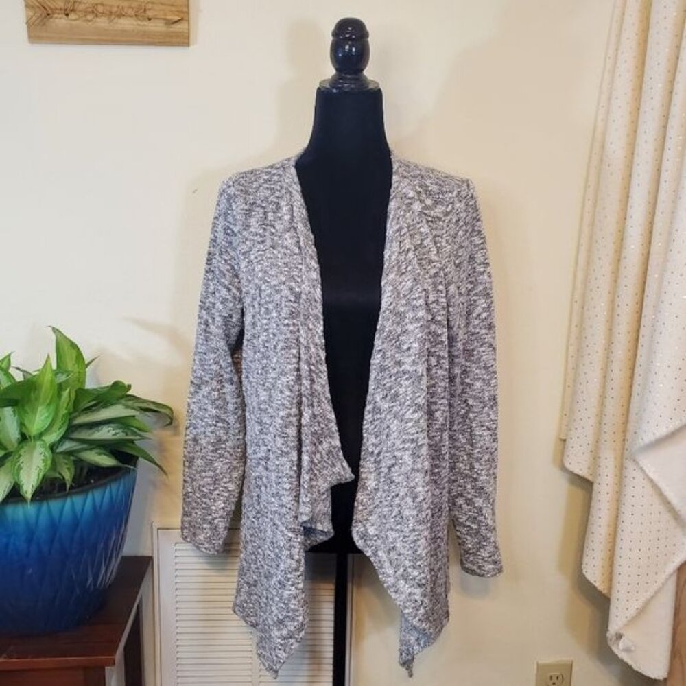 Tempted Hearts Women's Cardigan Sweater, Gray, Large
